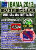 APOSTILA CONCURSO IBAMA 2013 ANALISTA ADMINISTRATIVO COMPLET